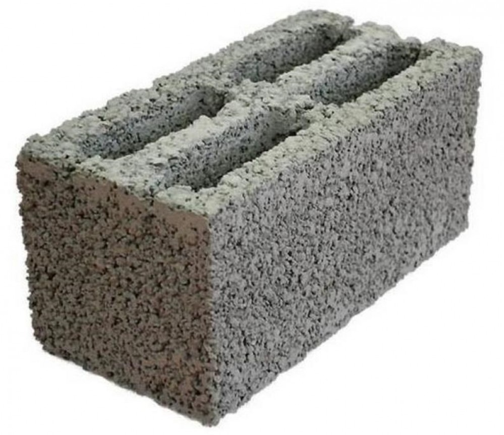 Блок стеновой пустотелый керамзитовый (400х200х200 мм)