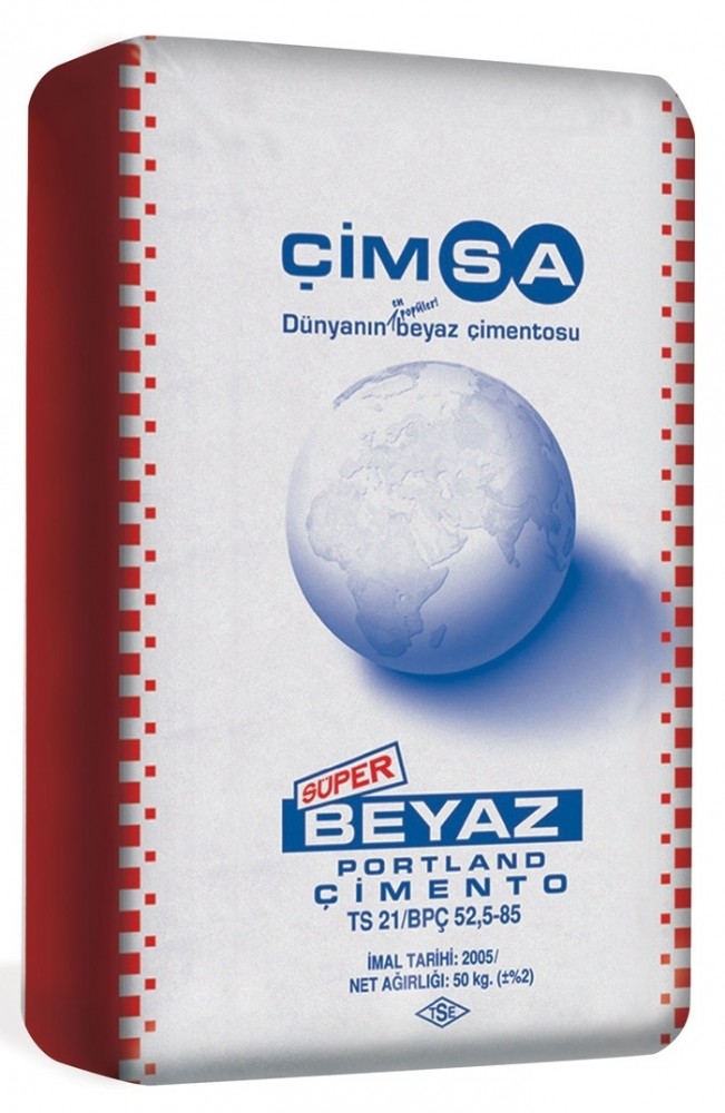 Цемент белый CIMSA М-600 (50 кг)
