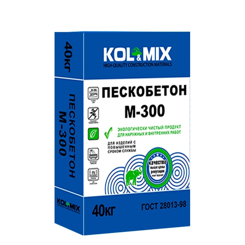 Пескобетон М-300 Kol&Mix (40 кг)