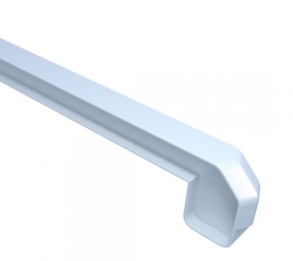 Заглушка для подоконника Danke Standard белая матовая (70 см)