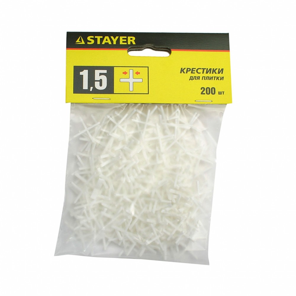 Крестики для кафеля STAYER 1,5 мм (200 шт)
